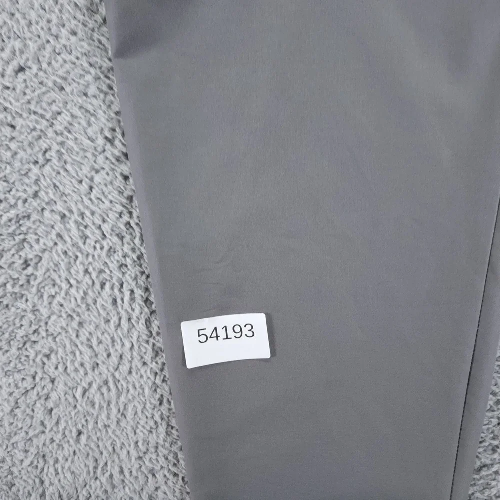 Banana Republic Pant Mens 38x28 Gray Polyester Golf Tapered Slim Sports Stretch